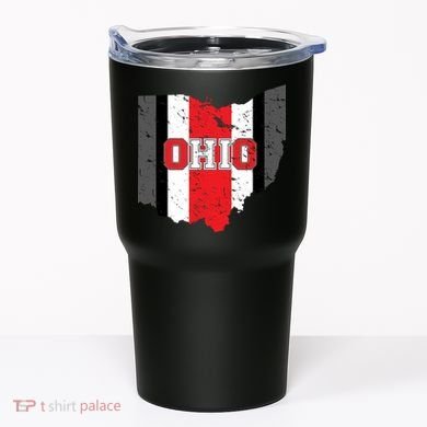Ohio State Pride Striped Tumbler