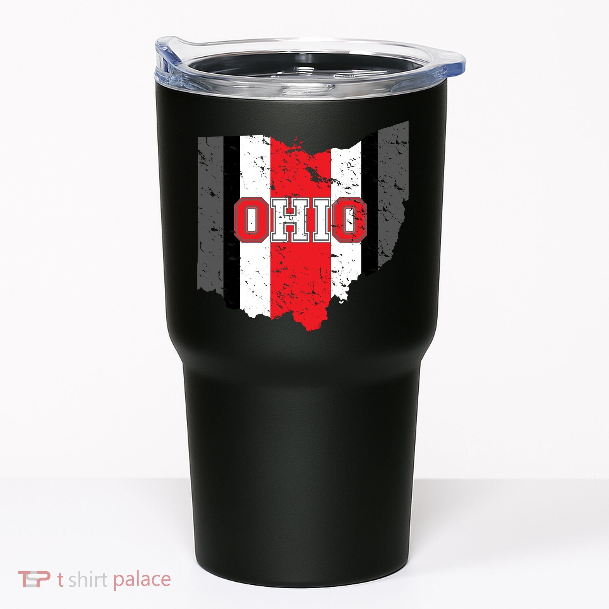 Ohio State Pride Striped Tumbler