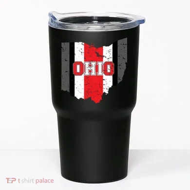 Ohio State Pride Striped Tumbler