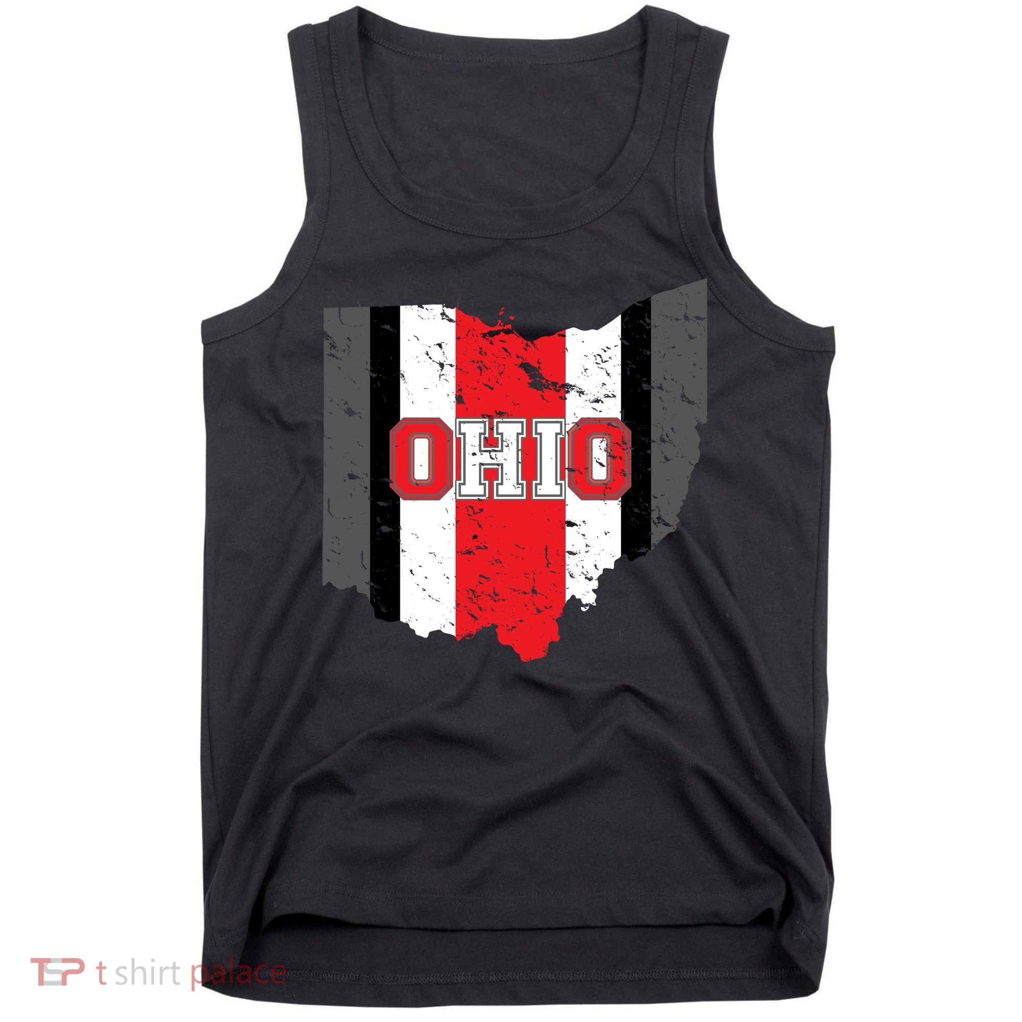 Ohio State Pride Striped Tank Top