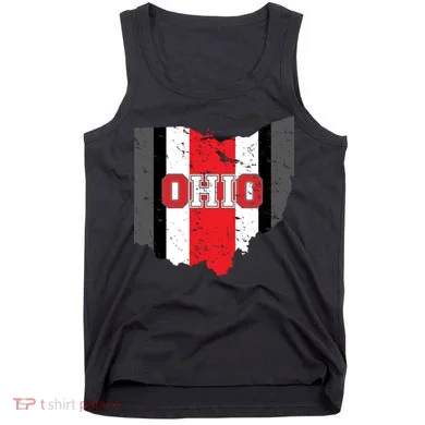 Ohio State Pride Striped Tank Top
