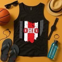 Ohio State Pride Striped Tank Top thumb 4