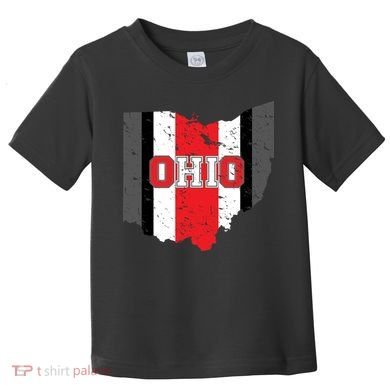 Ohio State Pride Striped Toddler T-Shirt