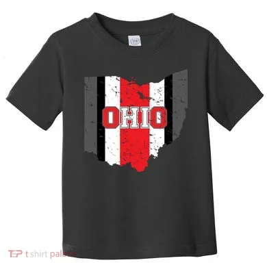Ohio State Pride Striped Toddler T-Shirt