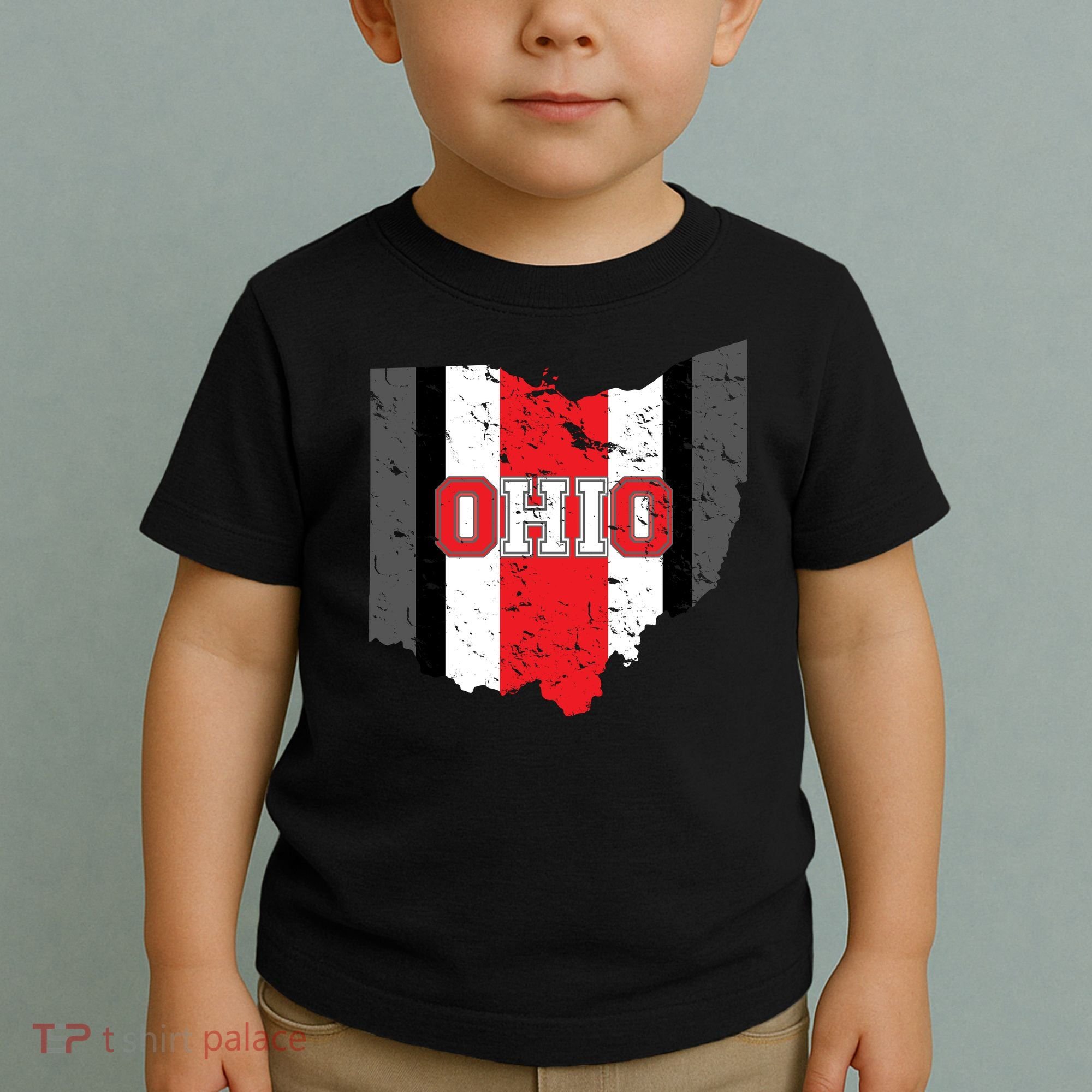 Ohio State Pride Striped Toddler T-Shirt