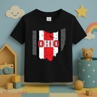 Ohio State Pride Striped Toddler T-Shirt thumb 3