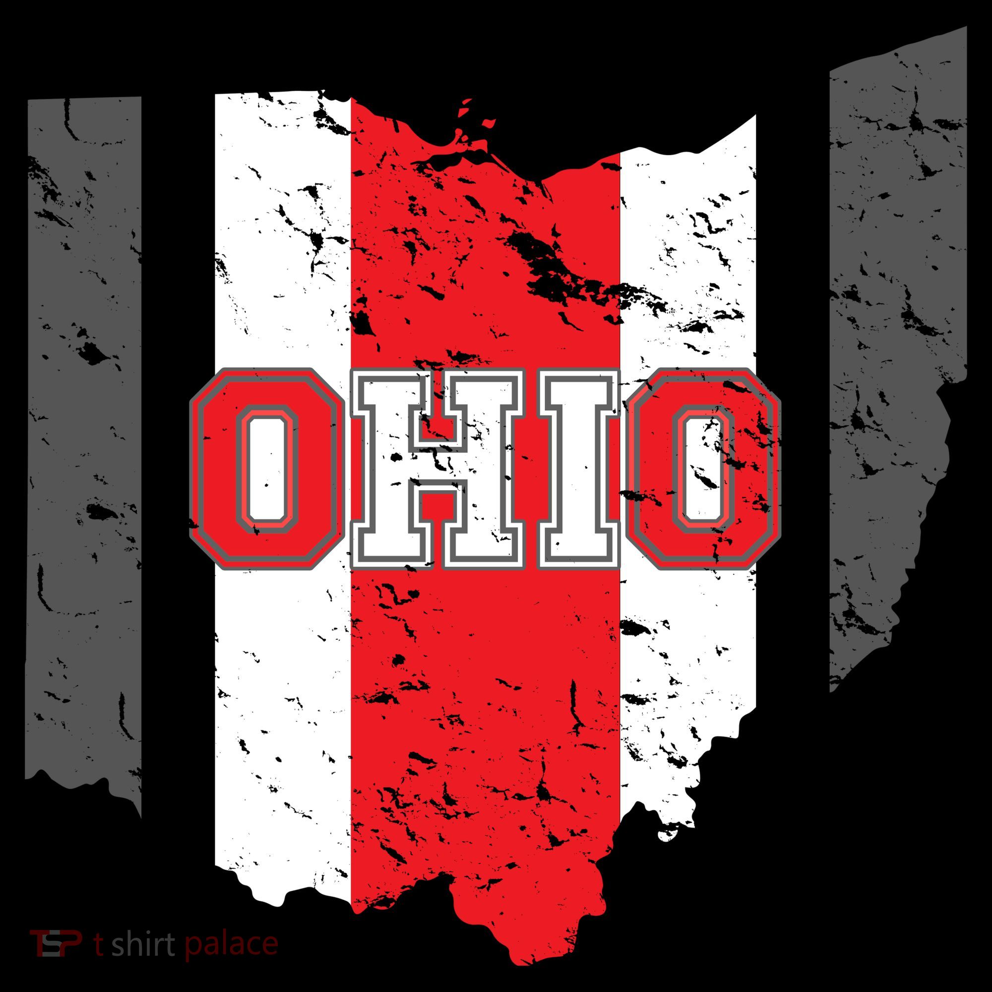 Ohio State Pride Striped Visor
