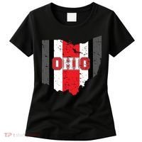 Ohio State Pride Striped Women's T-Shirt thumb 0