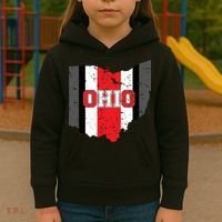 Ohio State Pride Striped Kids Hoodie thumb 3