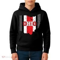 Ohio State Pride Striped Kids Hoodie thumb 4