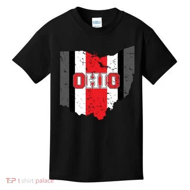 Ohio State Pride Striped Kids T-Shirt
