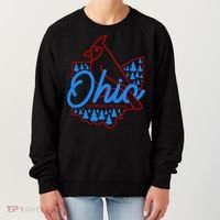Ohio The Heart Of It All State Bird Cardinal Women's Sweatshirt thumb 0