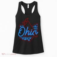 Ohio The Heart Of It All State Bird Cardinal Women's Tank Top thumb 0