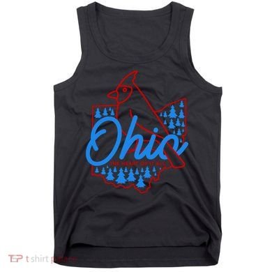 Ohio The Heart Of It All State Bird Cardinal Tank Top