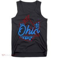 Ohio The Heart Of It All State Bird Cardinal Tank Top thumb 0