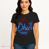 Ohio The Heart Of It All State Bird Cardinal Women's T-Shirt thumb 4