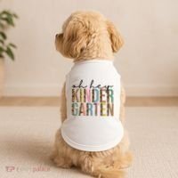 Oh Hey Kindergarten Back To School Doggie Tank thumb 2