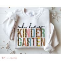 Oh Hey Kindergarten Back To School Sweatshirt thumb 2