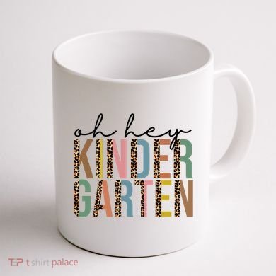 Oh Hey Kindergarten Back To School Coffee Mug back