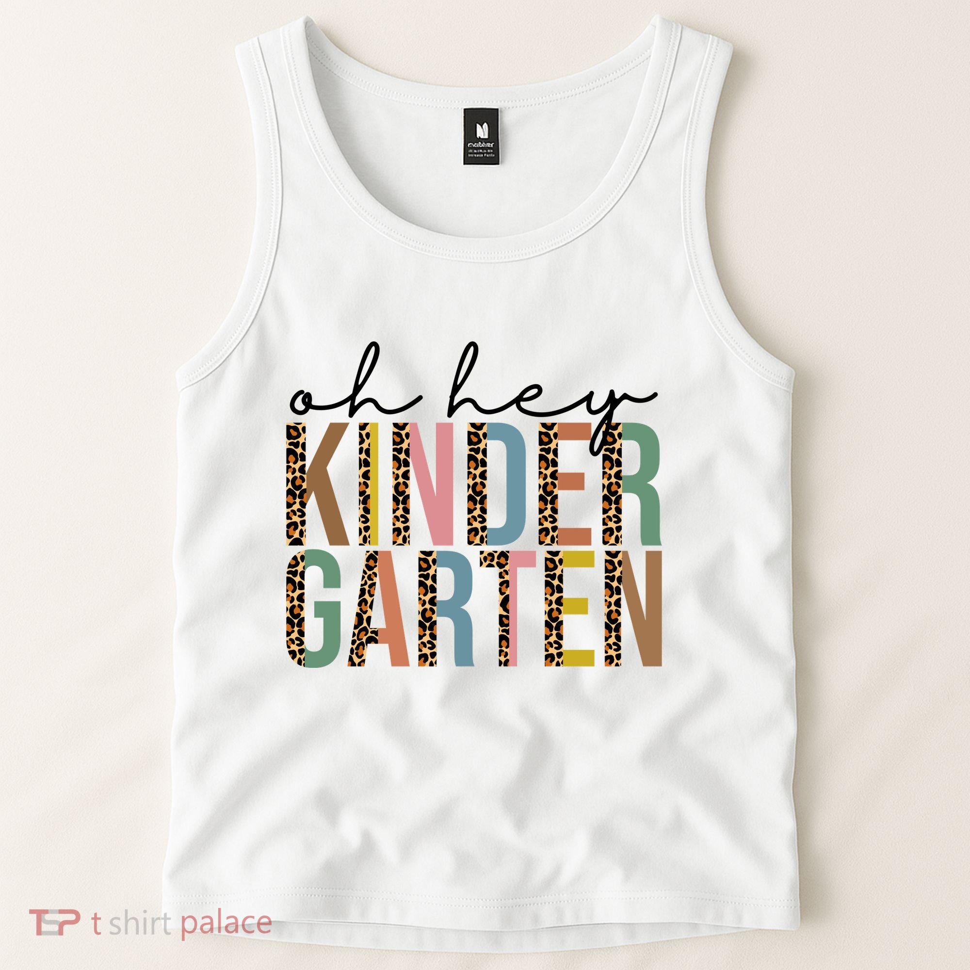 Oh Hey Kindergarten Back To School Tank Top