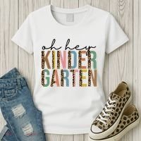 Oh Hey Kindergarten Back To School Women's T-Shirt thumb 3