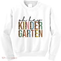 Oh Hey Kindergarten Back To School Kids Sweatshirt thumb 0