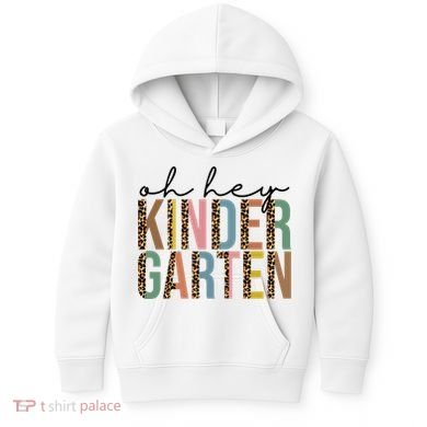 Oh Hey Kindergarten Back To School Kids Hoodie