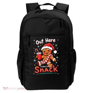 Out Here Looking Like A Snack Christmas Funny Boujee Xmas Backpack