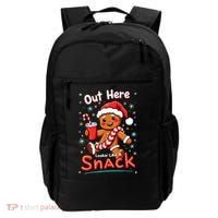 Out Here Looking Like A Snack Christmas Funny Boujee Xmas Backpack thumb 0
