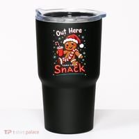 Out Here Looking Like A Snack Christmas Funny Boujee Xmas Tumbler thumb 0