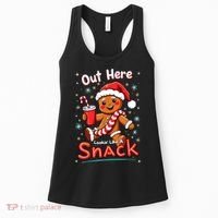 Out Here Looking Like A Snack Christmas Funny Boujee Xmas Women's Tank Top thumb 0