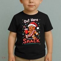 Out Here Looking Like A Snack Christmas Funny Boujee Xmas Toddler T-Shirt thumb 2