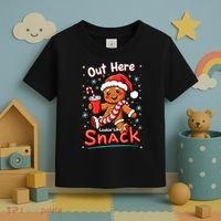 Out Here Looking Like A Snack Christmas Funny Boujee Xmas Toddler T-Shirt thumb 3