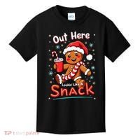 Out Here Looking Like A Snack Christmas Funny Boujee Xmas Kids T-Shirt thumb 0