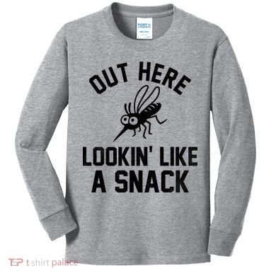 Out Here Lookin Like A Snack Kids Long Sleeve Shirt