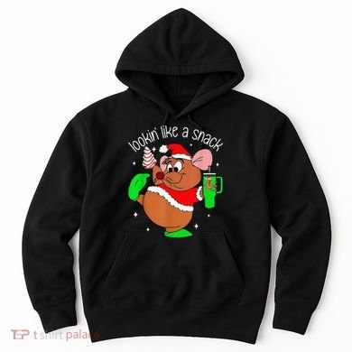 Out Here Looking Like A Snack Funny Mouse Christmas Hoodie