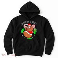Out Here Looking Like A Snack Funny Mouse Christmas Hoodie thumb 0