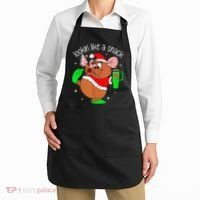 Out Here Looking Like A Snack Funny Mouse Christmas Apron thumb 2
