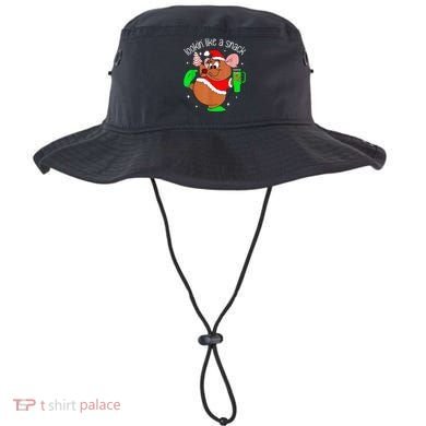 Out Here Looking Like A Snack Funny Mouse Christmas Bucket Hat