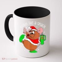 Out Here Looking Like A Snack Funny Mouse Christmas Coffee Mug thumb 0