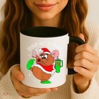 Out Here Looking Like A Snack Funny Mouse Christmas Coffee Mug thumb 3