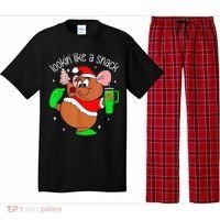 Out Here Looking Like A Snack Funny Mouse Christmas Pajama Set thumb 0