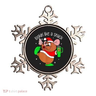 Out Here Looking Like A Snack Funny Mouse Christmas Ornament