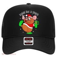 Out Here Looking Like A Snack Funny Mouse Christmas Hat thumb 0