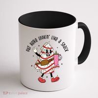 Out Here Lookin Like A Snack Christmas Funny Coffee Mug thumb 1