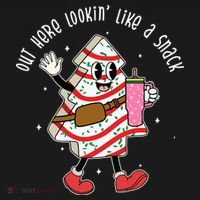 Out Here Lookin Like A Snack Christmas Funny Women's Tank Top thumb 5