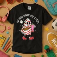 Out Here Lookin Like A Snack Christmas Funny Kids T-Shirt thumb 3