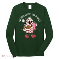 Out Here Lookin Like A Snack Christmas Funny Long Sleeve Shirt thumb 0