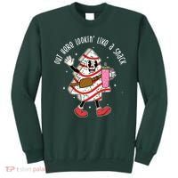 Out Here Lookin Like A Snack Christmas Funny Sweatshirt thumb 0