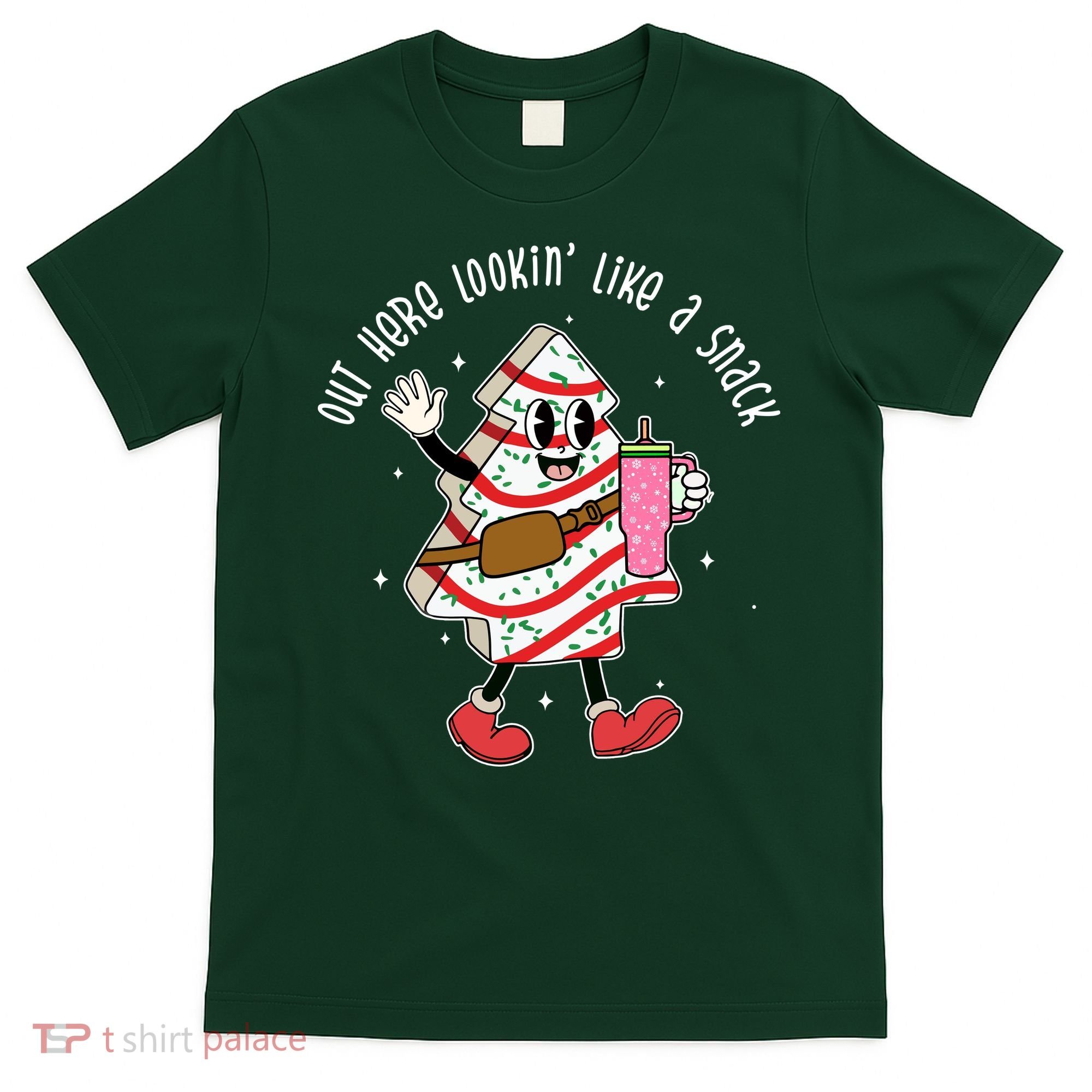 Out Here Lookin Like A Snack Christmas Funny T-Shirt